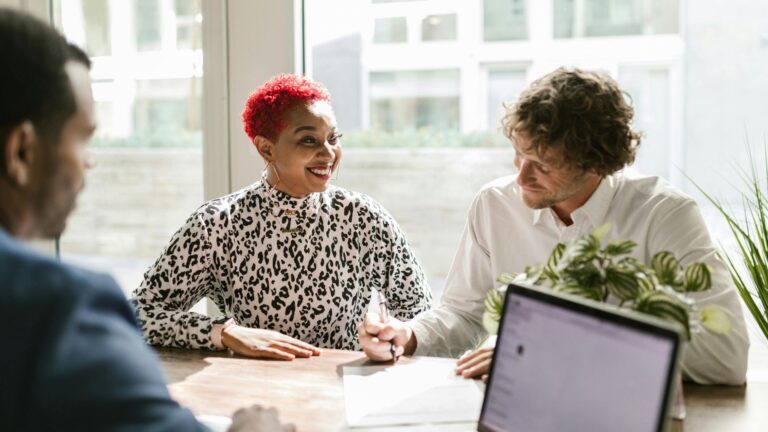 Discussing about insurance